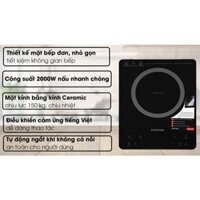 Bếp từ Toshiba IC-20S4PV công suất 2000w, kính ceramic