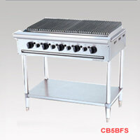 Bếp vỉ nướng than chân cao 5 họng