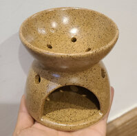 Bếp xông đốt bồ kết nhiều mẫu tặng 500gr hương nhu và 10 nến - BTM9cm màu Cafe  Nến &amp; Hương Nhu