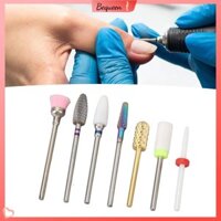 Bequeen 7PCS Nail Drill Bits Kit Vonfram cacbide Máy mài cầm tay Công cụ làm móng tay với Hộp lưu trữ