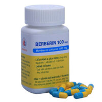 Berberin 100mg, điều trị các chứng nhiễm khuẩn đường ruột