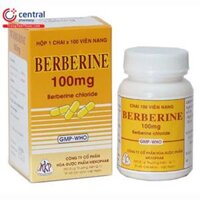 Berberine 100mg Mekophar (Lọ 100 viên)