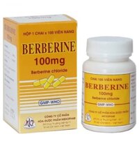 Berberine 100mg – Trị hội chứng lỵ do trực khuẩn, viêm ruột, lỵ, tiêu chảy.