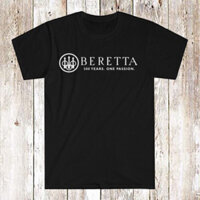 Beretta Súng Súng Logo Nam Đen Áo Size S5Xl cotton