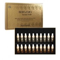 Bergamo Luxury Gold Collagen and Caviar Ampoule Set - Набор сывороток с золотом и икрой