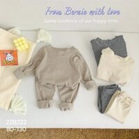 Bernie - Bộ kẻ thu đông sweet baby cho bé trai/ bé gái