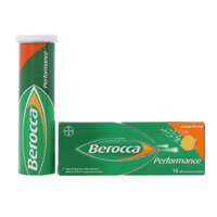Berocca Performance Bayer 10 viên (Hương cam) – Viên sủi bổ sung vitamin, khoáng chất