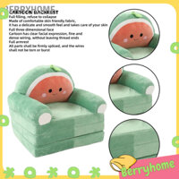 BerryHome Hoạt Hình Dễ Thương Có Thể Gập Lại Trẻ Em Sofa Tựa Lưng Ghế Bành 2 Trong 1 Gấp Giường Cho Phòng Khách Ngủ