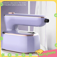 BerryHome Máy Ủi Mini Cho Quần Áo Bàn ủi hơi nước du lịch cầm tay xoay 180 độ với bình chứa 100ml cho cả sử dụng ướt và khô Màu tím