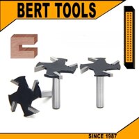 BERT🇻🇳｜CNC 1/4 inch Mũi Phay Gỗ Thẳng Lưỡi Hợp Kim Cardide Cao Cấp Cho Máy Router Cầm Tay Cốt
