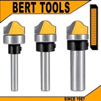 BERT🇻🇳|Mũi phay gỗ 1/4 Inch Mũi phay alu soi gỗ cnc quả đào tròn lưỡi phay rãnh dao cầu