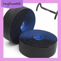 Beryllium068 Demeras Băng ghi đông xe đạp kiểu đấm 1Pair Road Bike Non? Slip Handle Bar Quấn đai (Đen + đỏ)