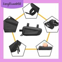 Beryllium068 Tgoon Xe Đạp Túi Tam Giác Họa Tiết Carbon Khung Xe Đạp Chống Mòn EVA Cứng Hình Dạng Chắc Chắn Cho Núi