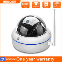 BESDER Camera Wifi Yoosee Wireless 1080P IP Camera Metal Dome Camera Vandal-proofy WiFi Night Vision Motion Detection OnVif OnVif RTSP P2P [bonus]