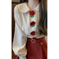 【Bess's house】áo sơ mi kiểu+chân váy chữ a，set đồ nữ đi chơi，set đồ nữ sang chảnh，Trang phục mùa thu mới 2024, bộ thời trang phong cách cổ điển kiểu Pháp, quần áo nữ，set áo sơ mi chân váy，set váy nữ，set đồ nữ mùa đông，set áo váy，bộ đồ，set bộ