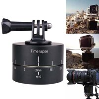 Best 360° Rotating Panning Time Lapse Stabilizer Tripod Adapter For Gopro Dslr Camera Black