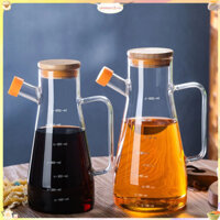 Best cook Chai dầu thủy tinh Borosilicate cao chống bụi Hộp đựng giấm trong suốt có tay cầm tiện dụng cho nhà bếp cmman13.vn