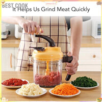 Best cook Máy Quay Tay Xay Thực Phẩm 3 Bánh Răng Salad Spinner Rau Củ Cho Thịt Đậu Tỏi