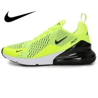 Best nike_nike_air_max_270 Mens Running Shoes Sneakers For Men 2019 New Arrival Fluorescent Green Sport Shoes High Quality