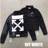 [BEST QUALITY] Áo khoác jeans Off-White™ Denim Jacket bản cao cấp nhất SALE, áo bò offwhite