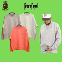 [Best Quality] Áo Sweater Essentials FOG, Fear Of God Essentials Sweater SS2023, chất liệu cotton nỉ bông, 3 màu BapeVN