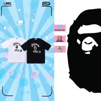[Best Quality] Áo Thun Bape,Áo Tee Bape,Áo Bape Logo Basic Tay Lỡ Nam Nữ Form Rộng Unisex Hàng Cao Cấp - Máy Ảnh Tạo Mốt