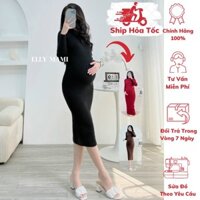 [BEST SELLER] ( 40kg - 75kg ) Đầm Len Mềm Bầu , Suông , Ôm Body , Chất Len Dày Đẹp , Form Dễ Mặc