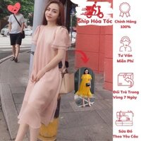 [BEST SELLER] ( 40kg - 95kg ) Đầm Bầu , Suông Voan Tay Cánh Tiên , Form Dễ Mặc , Siêu Mát , Nhẹ Tênh