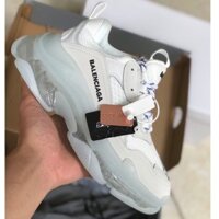 [BEST20 giảm 20k]  Giày Sneaker Balen Triple S trắng 2019 (fullbox+freeship) Cam kết chính hãng