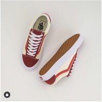 [BEST20 giảm 20k]  Giày Sneaker Vans Style 36 Trắng Đỏ (fullbox,tag,giấy gói) Cam kết chính hãng