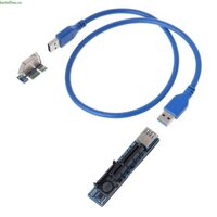 Beste PCI-E Riser Cable cho Express 1X đến 4X với Card có sẵn đồng học Ethereum ETH Mining Powered Riser Adapter Card