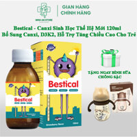 BESTICAL- Canxi Sinh Học Kết Hợp Vitamin D3 K2 120ml Tặng Bình Sữa