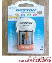 Beston BST-C814B _Bộ sạc pin 9v Beston BST-C814B kèm 01 pin sạc Camelion NH-9v200BP1 (Pin vỏ cam)