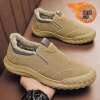 BESTWEAR Giày nam không dây, giày thường ngày ngoài trời chống trơn trượt và chống mài mòn, mang thoải mái và thoáng khí