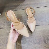 BỆT SLING BACK GÓT ĐÁ XINH QUÁ