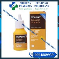 Betadine Antiseptic Solution 30ml – Dung dịch sát khuẩn vết thương
