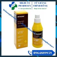 Betadine Antiseptic Solution 125ml – Dung dịch sát khuẩn vết thương