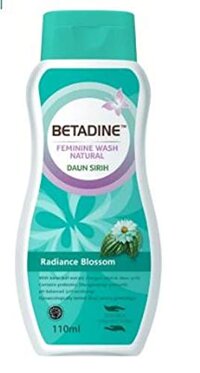 BETADINE Feminine Wash Natural Daun Sirih Radiance Bloosom 110ml-Helps to protect , nourish your intimate area