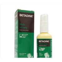 BETADINE Throat Spray 50ml - Dung dịch xịt họng [povidin, povidine, betadin]