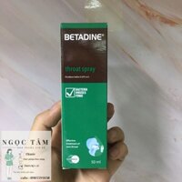 BETADINE throat spray xịt họng 50ml