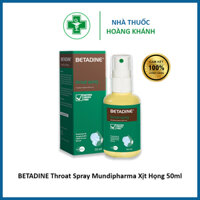 Betadine Throat Spray Mundipharma xịt họng 50ml