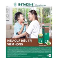 Betadine xịt họng, Betadine Throat Spray 0,45%