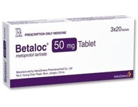 Betaloc -50mg (Metoprolol) Hộp 3 vỉ x 20v
