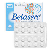 Betaserc 16mg điều trị triệu chứng chóng mặt tiền đình