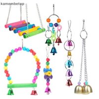 Beto 5 / 6 Chiếc Lồng Chim Đồ Chơi Cho Vẹt Nhai Treo Hạt Gỗ Bóng Chuông Đồ Chơi n
