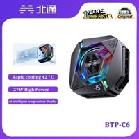 Betop BTP-C6 Điện Thoại Di Động Tản Nhiệt Ice Soul Esports Hấp Thụ Từ Tính Tản Nhiệt Máy Tính Bảng Làm Mát Thần Hai Lớp Bán Dẫn