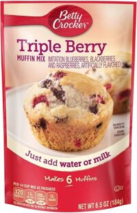 Betty Crocker Triple Berry Mix 184g