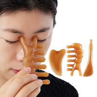 Betu Mặt Lifg Guasha Nhựa Cạo Massage Mặt Dụng Cụ Cạo Mắt SPA Massage Tấm Giảm Bọng Mũi Lifg Mũi