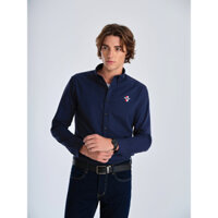 Beverly Hills Polo Club - Áo sơ mi dài tay Nam Slim Fit Xanh Navy- CMLSS23TL008