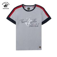 Beverly Hills Polo Club - Áo thun Ngắn tay Nam Regular Fit Xám nhạt CG- BHPC TSMRSW21TL051